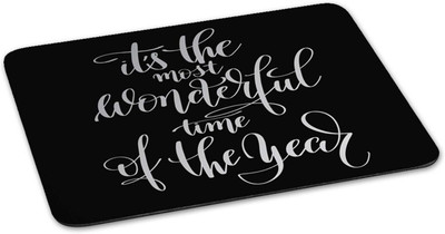 

100yellow Mouse pad | it's the most wonderful time of the year Quote Printed Mouse Pad Designer High Quality Anti Skid Mouse Pad For Desktop and Laptop Computer-Black Mousepad(Multicolor)