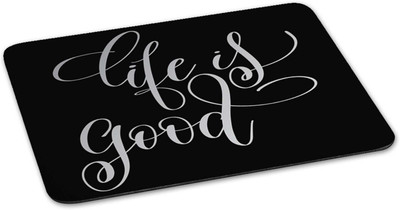 

100yellow Mouse pad | life is a good Quote Printed Mouse Pad Designer High Quality Anti Skid Mouse Pad For Desktop and Laptop Computer-Black Mousepad(Multicolor)