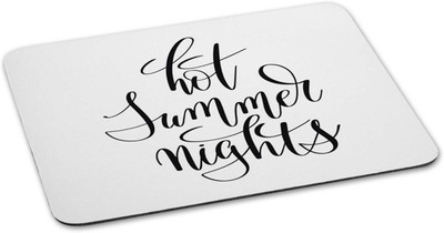 

100yellow Mouse pad | Hot summer night Quote Printed Mouse Pad Designer High Quality Anti Skid Mouse Pad For Desktop and Laptop Computer- White Mousepad(Multicolor)
