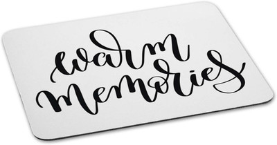 

100yellow Mouse pad | warm memories Quote Printed Mouse Pad Designer High Quality Anti Skid Mouse Pad For Desktop and Laptop Computer- White Mousepad(Multicolor)