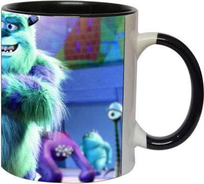 

Ashvah Cartoon 1553 Ceramic Mug(350 ml), Black