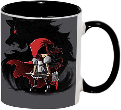 

Ashvah Dangerous Girl Ceramic Mug(350 ml), Black