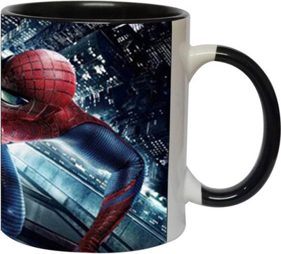 

Ashvah Spider-Man 1571 Ceramic Mug(350 ml), Black