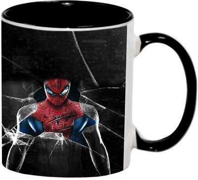 

Ashvah Spider-Man 1542 Ceramic Mug(350 ml), Black
