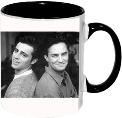 

Ashvah Friends 1399 Ceramic Mug(350 ml), Black