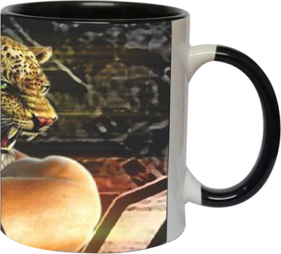 

Ashvah Tekken 5 King Game 1474 Ceramic Mug(350 ml), Black