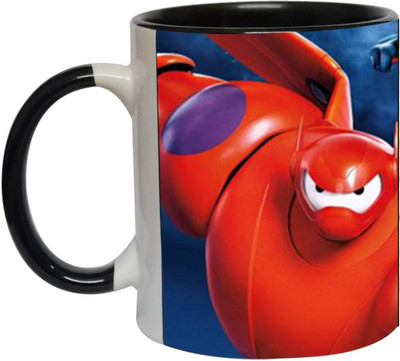 

Ashvah Disney Big Hero 6 Ceramic Mug(350 ml), Black