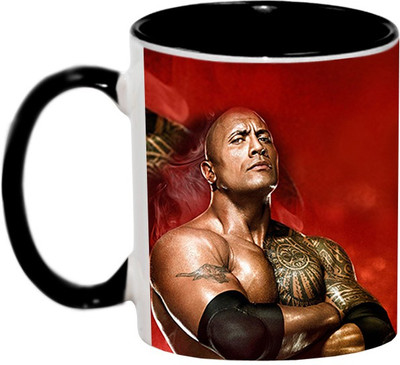 

Ashvah The Rock Ceramic Mug(350 ml), Black