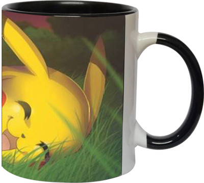 

Ashvah Pikachu 1494 Ceramic Mug(350 ml), Black