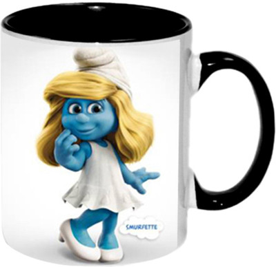 

Ashvah Cartoon 1400 Ceramic Mug(350 ml), Black