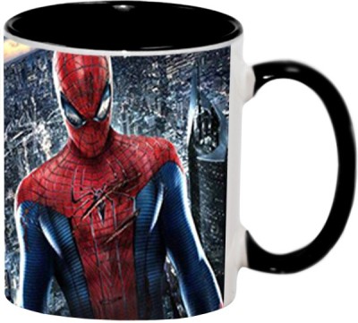 

Ashvah Spider Man1605 Ceramic Mug(350 ml), Black