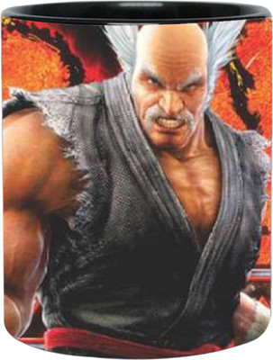 

Ashvah Tekken 6 Game 1480 Ceramic Mug(350 ml), Black