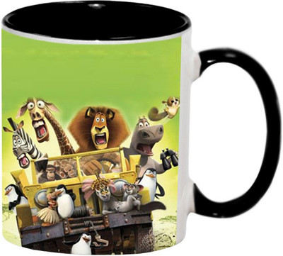 

Ashvah Cartoon 1584 Ceramic Mug(350 ml), Black