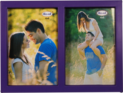 

Sigaram Polymer Photo Frame(Purple, 2 Photos)