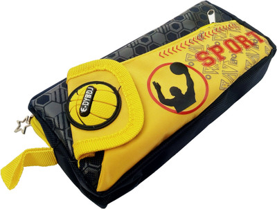 

Ashmaadi Sports Fashion Stationary pouch 215 For Boys Multi color Art Canvas Pencil Box(Set of 1, Multicolor)
