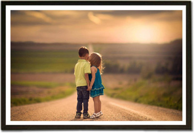 

Aabhaas Wall Poster For Room Cute Adorable Baby Child's Love New Born Infant Kids Toddlers Smiling Paper Print(12 inch X 18 inch, Rolled)