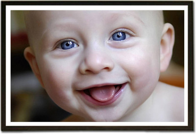 

Aabhaas Wall Poster For Room Cute Adorable Baby Child's Love New Born Infant Kids Toddlers Smiling Paper Print(12 inch X 18 inch, Rolled)