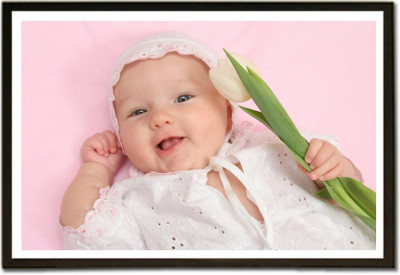 

Akhuratha Wall Poster For Room Cute Adorable Baby Child's Love New Born Infant Kids Toddlers Smiling Paper Print(12 inch X 18 inch, Rolled)
