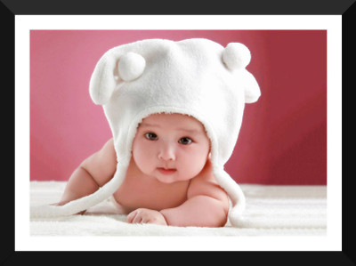 

Akhuratha Wall Poster For Room Cute Adorable Baby Child's Love New Born Infant Kids Toddlers Smiling Paper Print(12 inch X 18 inch, Rolled)