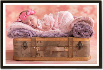 

Akhuratha Wall Poster For Room Cute Adorable Baby Child's Love New Born Infant Kids Toddlers Smiling Paper Print(12 inch X 18 inch, Rolled)