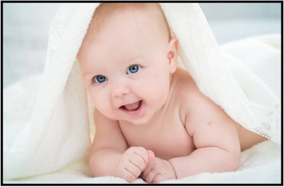 

Akhuratha Wall Poster For Room Cute Adorable Baby Child's Love New Born Infant Kids Toddlers Smiling Paper Print(12 inch X 18 inch, Rolled)