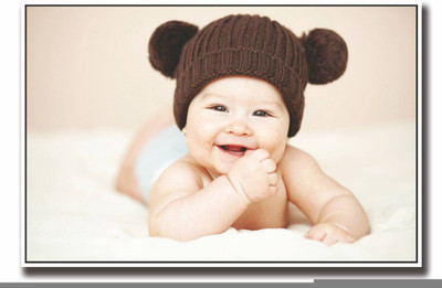 

Aabhaas Wall Poster For Room Cute Adorable Baby Child's Love New Born Infant Kids Toddlers Smiling Paper Print(12 inch X 18 inch, Rolled)