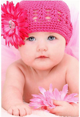 

Akhuratha Wall Poster For Room Cute Adorable Baby Child's Love New Born Infant Kids Toddlers Smiling Paper Print(12 inch X 18 inch, Rolled)