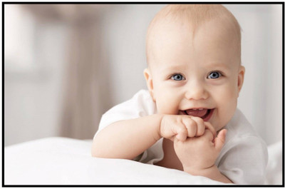 

Aabhaas Wall Poster For Room Cute Adorable Baby Child's Love New Born Infant Kids Toddlers Smiling Paper Print(12 inch X 18 inch, Rolled)