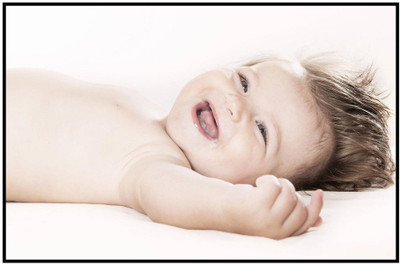 

Akhuratha Wall Poster For Room Cute Adorable Baby Child's Love New Born Infant Kids Toddlers Smiling Paper Print(12 inch X 18 inch, Rolled)