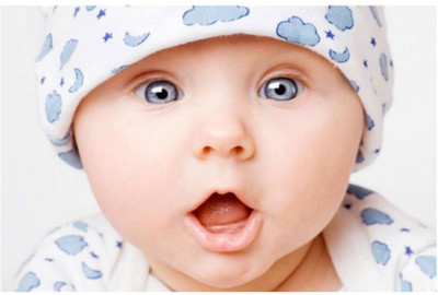 

Akhuratha Wall Poster For Room Cute Adorable Baby Child's Love New Born Infant Kids Toddlers Smiling Paper Print(12 inch X 18 inch, Rolled)