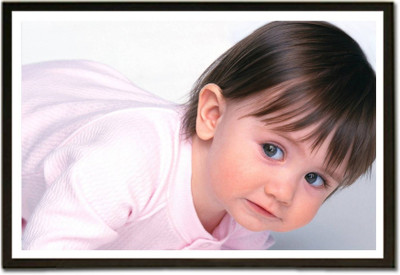 

Aabhaas Wall Poster For Room Cute Adorable Baby Child's Love New Born Infant Kids Toddlers Smiling Paper Print(12 inch X 18 inch, Rolled)