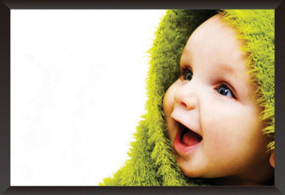 

Aabhaas Wall Poster For Room Cute Adorable Baby Child's Love New Born Infant Kids Toddlers Smiling Paper Print(12 inch X 18 inch, Rolled)