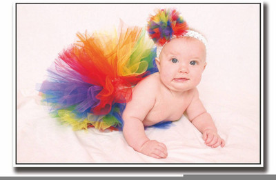 

Aabhaas Wall Poster For Room Cute Adorable Baby Child's Love New Born Infant Kids Toddlers Smiling Paper Print(12 inch X 18 inch, Rolled)