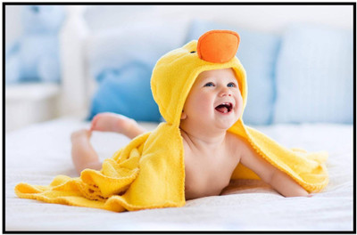 

Akhuratha Wall Poster For Room Cute Adorable Baby Child's Love New Born Infant Kids Toddlers Smiling Paper Print(12 inch X 18 inch, Rolled)