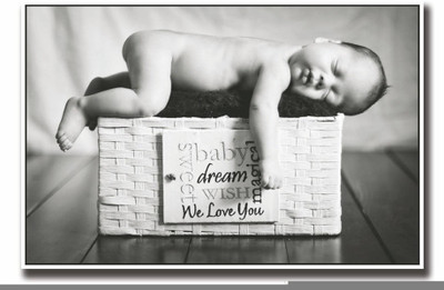 

Akhuratha Wall Poster For Room Cute Adorable Baby Child's Love New Born Infant Kids Toddlers Smiling Paper Print(12 inch X 18 inch, Rolled)