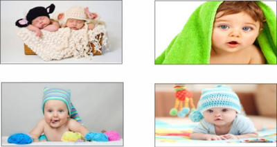 

Akhuratha Wall Poster For Room Cute Adorable Baby Child's Love New Born Infant Kids Toddlers Smiling Paper Print(12 inch X 18 inch, Rolled)
