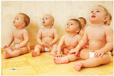 

Aabhaas Wall Poster For Room Cute Adorable Baby Child's Love New Born Infant Kids Toddlers Smiling Paper Print(12 inch X 18 inch, Rolled)