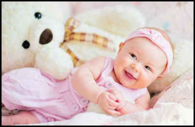

Aabhaas Wall Poster For Room Cute Adorable Baby Child's Love New Born Infant Kids Toddlers Smiling Paper Print(12 inch X 18 inch, Rolled)
