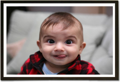 

Akhuratha Wall Poster For Room Cute Adorable Baby Child's Love New Born Infant Kids Toddlers Smiling Paper Print(12 inch X 18 inch, Rolled)