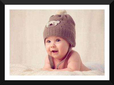 

Akhuratha Wall Poster For Room Cute Adorable Baby Child's Love New Born Infant Kids Toddlers Smiling Paper Print(12 inch X 18 inch, Rolled)