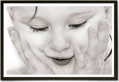 

Aabhaas Wall Poster For Room Cute Adorable Baby Child's Love New Born Infant Kids Toddlers Smiling Paper Print(12 inch X 18 inch, Rolled)