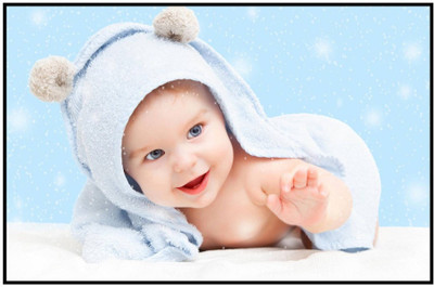 

Akhuratha Wall Poster For Room Cute Adorable Baby Child's Love New Born Infant Kids Toddlers Smiling Paper Print(12 inch X 18 inch, Rolled)
