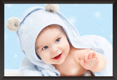 

Akhuratha Wall Poster For Room Cute Adorable Baby Child's Love New Born Infant Kids Toddlers Smiling Paper Print(12 inch X 18 inch, Rolled)