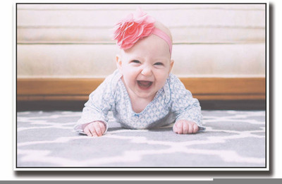 

Aabhaas Wall Poster For Room Cute Adorable Baby Child's Love New Born Infant Kids Toddlers Smiling Paper Print(12 inch X 18 inch, Rolled)