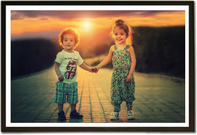 

Aabhaas Wall Poster For Room Cute Adorable Baby Child's Love New Born Infant Kids Toddlers Smiling Paper Print(12 inch X 18 inch, Rolled)