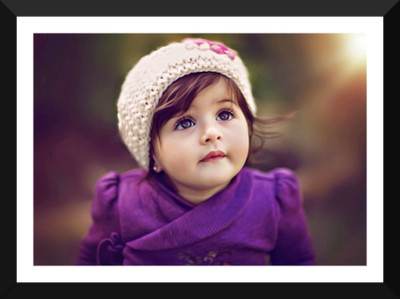 

Akhuratha Wall Poster For Room Cute Adorable Baby Child's Love New Born Infant Kids Toddlers Smiling Paper Print(12 inch X 18 inch, Rolled)