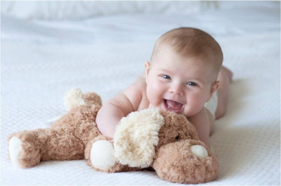 

Aabhaas Wall Poster For Room Cute Adorable Baby Child's Love New Born Infant Kids Toddlers Smiling Paper Print(12 inch X 18 inch, Rolled)