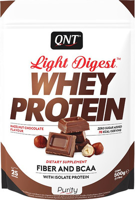 

QNT Light Digest Whey Protein(500 g, hazelnut chocolate)