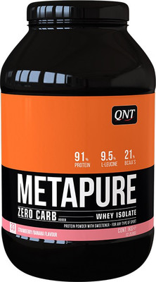 

QNT Metapure Zero Carb Whey Protein(1 kg, Strawberry/Banana)