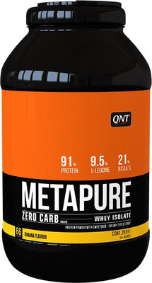 QNT Metapure Zero Carb Whey Protein(2 kg, Banana)